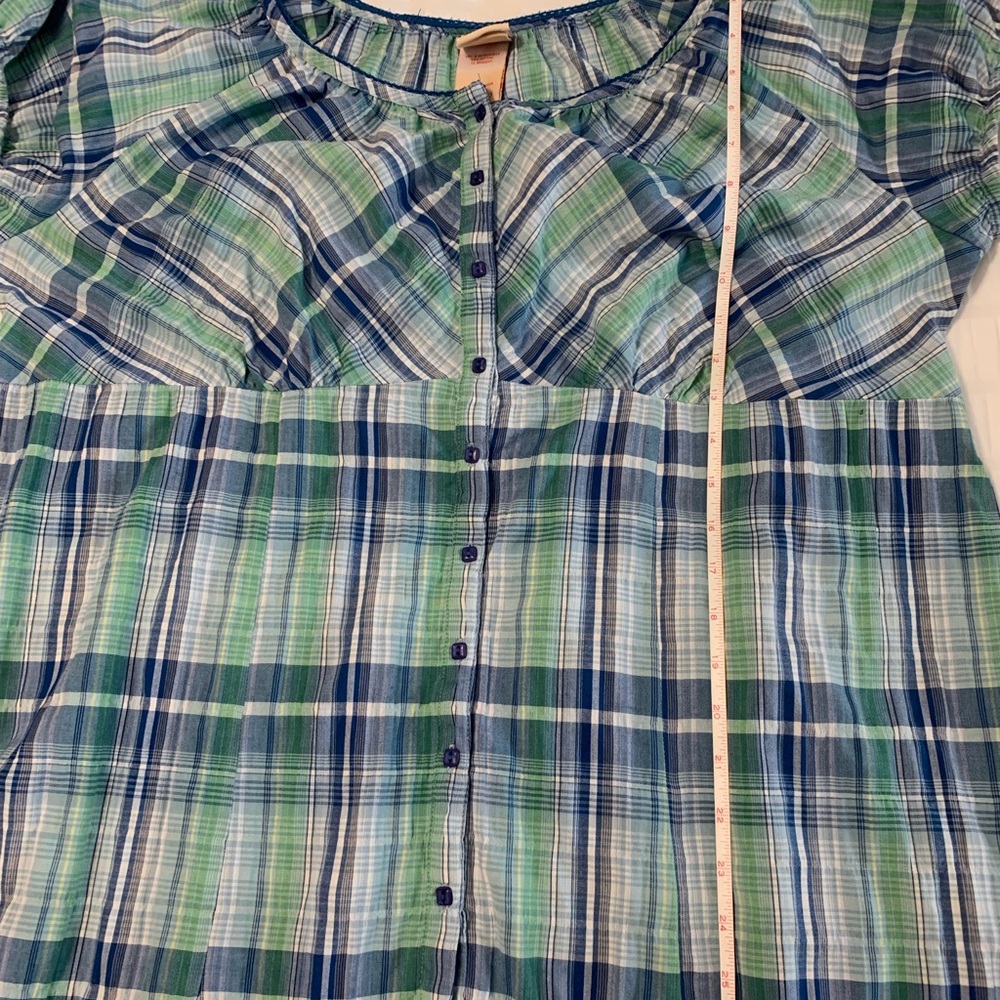 Faded Glory Plaid Top - Picture 11 of 16